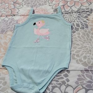 2 for $10 Toddler light blue spaghetti strap one-piece